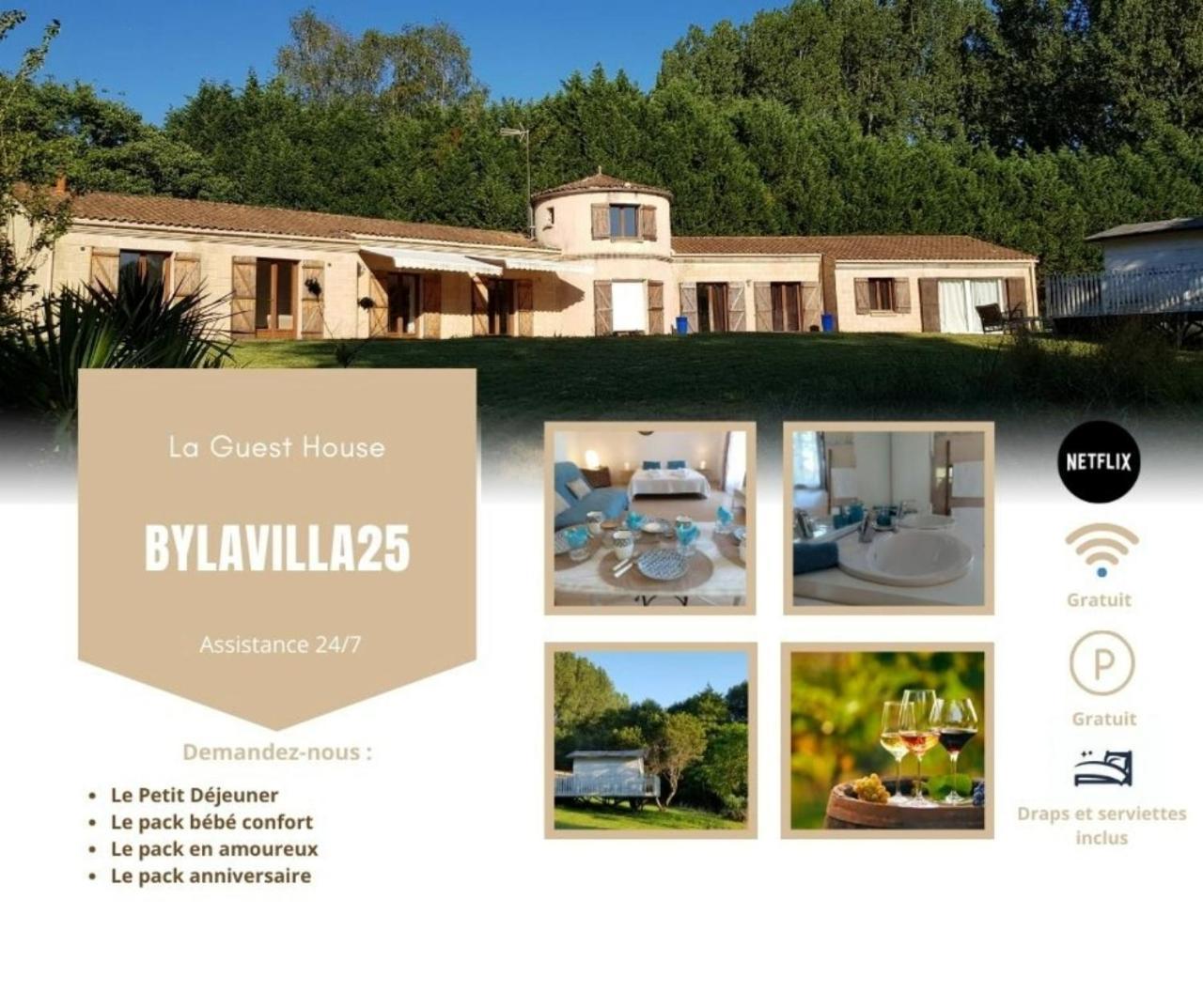 La Guest House Bylavilla25 Calme Et Detente Noaillan Εξωτερικό φωτογραφία